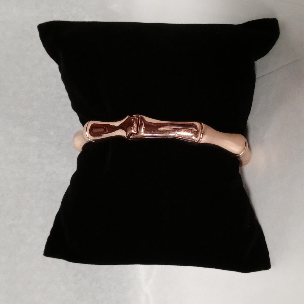 Rustic Cuff Rose Gold Bracelet